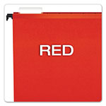 Pendaflex SureHook Hanging Folders, Letter Size, 1/5-Cut Tab, Red, 20/Box view 4