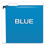 Pendaflex SureHook Hanging Folders, Legal Size, 1/5-Cut Tab, Blue, 20/Box view 4