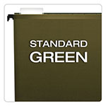 Pendaflex SureHook Hanging Folders, Legal Size, 1/5-Cut Tab, Standard Green, 20/Box view 4