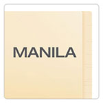 Pendaflex SmartShield End Tab 2-Fastener Folders, Straight Tab, Letter Size, Manila, 50/Box view 4
