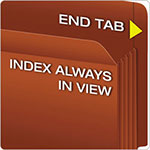 Pendaflex Heavy-Duty End Tab File Pockets, 5.25