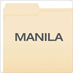 Pendaflex Manila Folders with One Fastener, 1/3-Cut Tabs, Letter Size, 50/Box view 5