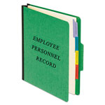 Pendaflex Vertical Style Personnel Folders, 1/3-Cut Tabs, Center Position, Letter Size, Green view 1