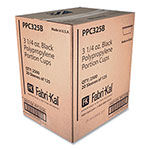Fabri-Kal Portion Cups, 3.25 oz, Black, 250/Sleeve, 10 Sleeves/Carton view 1