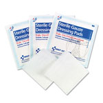 First Aid Only SmartCompliance Gauze Pads, 3
