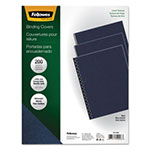 Fellowes Linen Texture Binding System Covers, 11 x 8-1/2, Navy, 200/Pack view 2