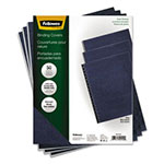 Fellowes Classic Grain Texture Binding System Covers, 11 x 8-1/2, Navy, 50/Pack view 3
