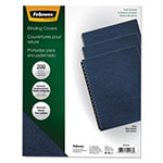 Fellowes Classic Grain Texture Binding System Covers, 11-1/4 x 8-3/4, Navy, 200/Pack view 3