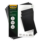 Fellowes Futura Binding System Covers, Square Corners, 11 x 8 1/2, Black, 25/Pack view 1