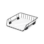 Fellowes Front-Load Wire Desk Tray, 1 Section, Letter Size Files, 10.88