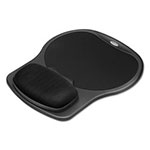 Fellowes Easy Glide Gel Mouse Pad w/Wrist Rest, 10 x 12 X 1 1/2, Black view 1