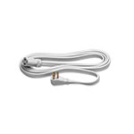 Fellowes Indoor Heavy-Duty Extension Cord, 3-Prong Plug, 1-Outlet, 9ft Length, Gray view 1