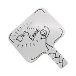 Flipside Dry Erase Paddle, 9.75 x 8, White, 12/Pack view 1