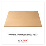 Floortex Cleartex Unomat Anti-Slip Chair Mat for Hard Floors/Flat Pile Carpets, 60 x 48, Clear view 5