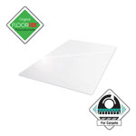 Floortex Cleartex Ultimat Polycarbonate Chair Mat for Low/Medium Pile Carpet, 48 x 60, Clear view 4