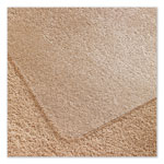 Floortex Cleartex Ultimat Polycarbonate Chair Mat for High Pile Carpets, 60 x 48, Clear view 5