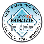 Floortex Cleartex Advantagemat Phthalate Free PVC Chair Mat for Hard Floors, 53 x 45, Clear view 2
