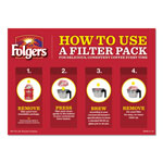 Folgers Coffee Filter Packs, Classic Roast, .9 oz, 10 Filters/Pack, 4 Packs/Carton view 4
