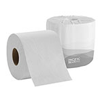 Pacific Blue Basic Bathroom Tissue, Septic Safe, 1-Ply, White, 1,210 Sheets/Roll, 80 Rolls/Carton view 5
