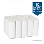 Pacific Blue Ultra Folded Paper Towels, 10 1/5x10 4/5,White, 220/Pack, 10 Pks/CT view 1