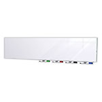 Ghent MFG Aria Low Profile Magnetic Glass Whiteboard, 36 x 24, White Surface view 2