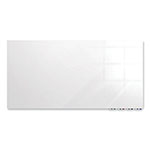 Ghent MFG Aria Low Profile Magnetic Glass Whiteboard, 96 x 48, White Surface view 4