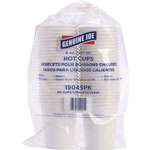 Genuine Joe Polyurethane-lined Disposable Hot Cups - 8 fl oz - 50 / Pack - White - Polyurethane - Beverage, Hot Drink view 2