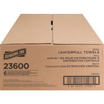 Genuine Joe Centerpull Towels, 600Shts, 6RL/CT, White view 1