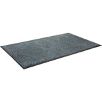 Genuine Joe Nylon & Rubber Nylon & Rubber Carpet Mat, 4' x 6', Gray view 2