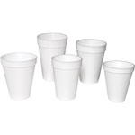 Genuine Joe Foam Cups, 8 oz., 1000/CT, White view 1