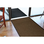 Genuine Joe Waterguard Floor Mat, 3' x 10', Brown view 2