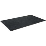 Genuine Joe Nylon & Rubber Nylon & Rubber Carpet Mat, 4' x 6', Black view 2