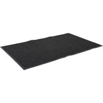 Genuine Joe Indoor/Outdoor Rubber Floor Mat, 4'' x 6'', Charcoal view 1