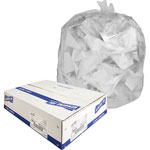 Genuine Joe High Density Clear Trash Bags, 45 Gallon, Case of 250 orginal image