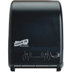 Genuine Joe HR Towels Touchless Dispenser, Black view 1