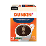 Dunkin' Donuts K-Cup Pods, Espresso, 22/Box view 1