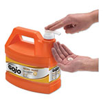 Gojo NATURAL ORANGE Smooth Hand Cleaner, 1 gal, Pump Dispenser, Citrus Scent, 4/Carton view 1