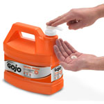 Gojo Natural Orange Pumice Hand Cleaner with Pump Dispenser, Gallon Bottle view 2