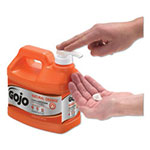 Gojo NATURAL ORANGE Pumice Hand Cleaner, Citrus, 0.5 gal Pump Bottle, 4/Carton view 1