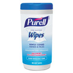 Purell Hand Sanitizing Wipes, 5 7/10x7 1/2, Clean Refreshing Scent, 40/Canister, 6/CT orginal image