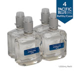 Pacific Blue Ultra E3-Rated Foam Hand Sanitizer Dispenser Refill, Dye and Fragrance Free, 1,000 mL/Bottle, 4 Bottles/Case view 3