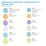 ActiveAire Low-Splash Deodorizer Urinal Screen, Coastal Breeze, 12 Screens/Case view 5