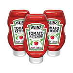 Heinz Tomato Ketchup Squeeze Bottle, 20 oz Bottle, 3/Pack view 1