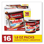 Nutella Hazelnut Spread and Breadsticks, 1.8 oz Single-Serve Tub, 16/Pack view 1