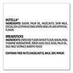 Nutella Hazelnut Spread and Breadsticks, 1.8 oz Single-Serve Tub, 16/Pack view 4