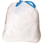 Heritage Bag Drawstring Trash Bags, 13 gal, 0.8 mil, 24
