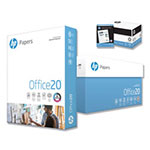 HP Office20 Paper, 92 Bright, 20lb, 8-1/2 x 11, White, 500/RM, 10/CT view 1
