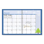House Of Doolittle Seasonal Monthly Planner, Illustrated Seasons Artwork, 10 x 7, Light Blue Cover, 12-Month (Jan to Dec): 2024 view 4