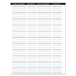 House Of Doolittle Recycled Two Year Monthly Planner with Expense Logs, 8.75 x 6.88, Black Cover, 24-Month (Jan to Dec): 2024 to 2025 view 2