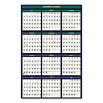 House Of Doolittle Four Season Erasable Business/Academic Recycled Wall Calendar, 24 x 37, 12-Month(July-June):2023-2024, 12-Month(Jan-Dec):2024 view 1
